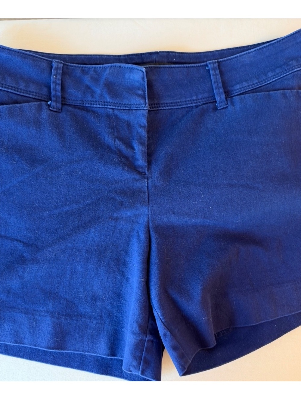 The Limited Women's Navy Blue Stretch Cotton Blend Shorts Size 6